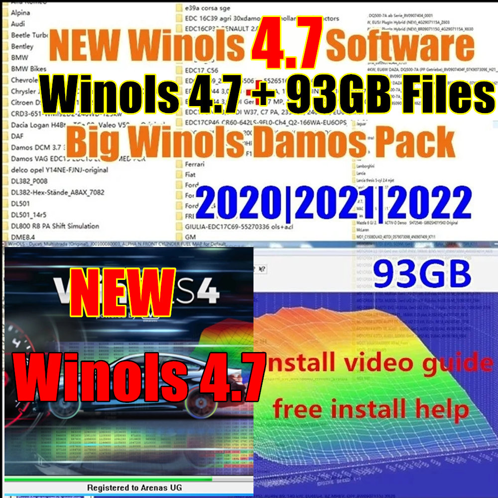 Auto Repair Shop Software - Software Winols 4.7 più recente del