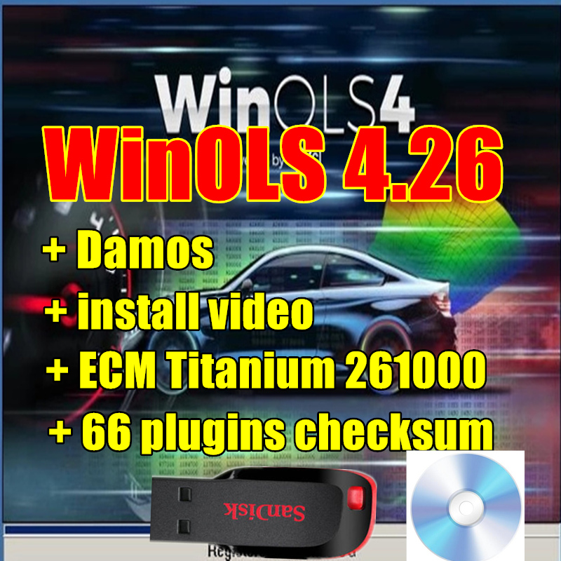 Auto Repair Shop Software - 2025 Hot WinOLS 4.26 + Ecm