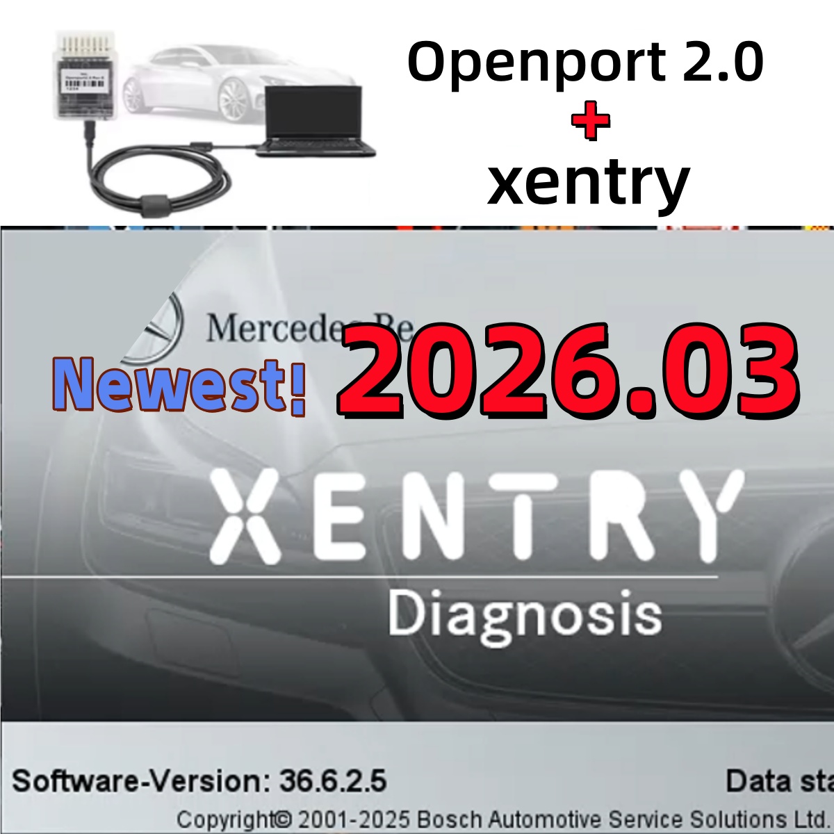 Auto Repair Shop Software - Xentry 2026.3 Software Completo Nuova Versione
