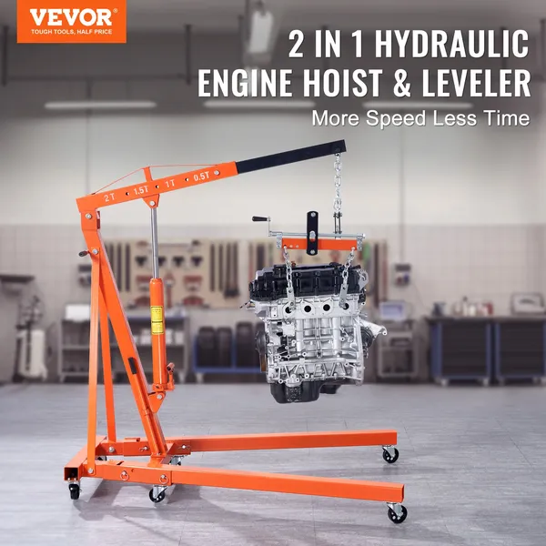 Paranco motore idraulico VEVOR - Engine Hoist Crane recensione e prezzo